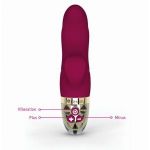 Ярко-розовый вибратор-кролик Hop Hop Bob - 16 см.
