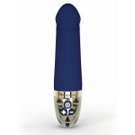 Синий вибратор для G-точки Real Deal Neal - 16,5 см.