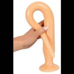 Набор из 3 телесных удлиненных анальных пробок Super Long Flexible Butt Plug Set