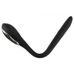 Черный гибкий уретральный стимулятор с вибрацией Vibrating Bendable Dilator - 13,5 см.