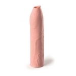 Телесная насадка-удлинитель Uncut Silicone Penis Enhancer - 17,8 см.