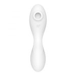 Белый вибратор 3-в-1 Curvy Trinity 5+