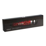 Красно-черный жезловый вибратор Doxy Die Cast 3 с розами