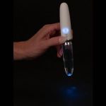 Двусторонний вибратор Straight LED - 17,7 см.