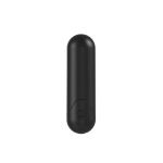 Черная перезаряжаемая анальная пробка №08 Cone-shaped butt plug - 13,5 см.