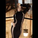 Эффектное длинное платье Carme XI Dress with Turtleneck