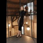 Эффектное длинное платье Carme XI Dress with Turtleneck