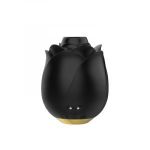 Черный клиторальный стимулятор Black Rose Silicone Clitoral Suction