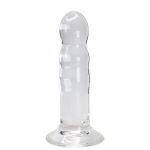 Прозрачный фаллоимитатор на присоске Gallant Jelly Dildo - 16 см.