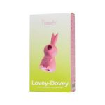 Розовый вакуум-волновой стимулятор клитора Lovey-Dovey