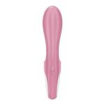 Розовый вибратор-кролик с расширением Air Pump Bunny 2 - 20,4 см.