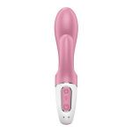 Розовый вибратор-кролик с расширением Air Pump Bunny 2 - 20,4 см.
