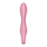 Розовый вибромассажер с функцией расширения Air Pump Vibrator 2 - 20,9 см.
