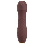 Коричневый вибратор-жезл Hazel 01 - 14 см.