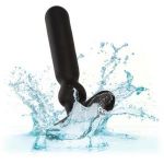 Черный анальный вибростимулятор Rechargeable Large Anal-T - 15 см.