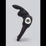 Черное эрекционное виброкольцо Happy Rabbit Cock Ring