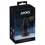Черная анальная пробка Super Soft Butt Plug - 11,1 см.
