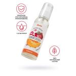 Съедобная гель-смазка Yovee «Двойной соблазн» с Д-пантенолом и вкусом клубники и дыни - 100 мл.
