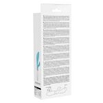 Бирюзовый вибратор-кролик Achelois - 21,8 см.