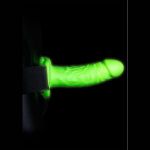 Люминесцентный фаллопротез 7’’ Glow in The Dark - 18 см.
