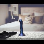 Синий фаллоимитатор Ultra Soft - 18 см.