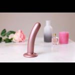 Розовый фаллоимитатор Smooth G-Spot - 15 см.