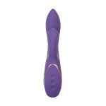 Фиолетовый вибратор-кролик Fingie с функцией Come-Hither - 21,6 см.