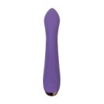 Фиолетовый вибратор-кролик Fingie с функцией Come-Hither - 21,6 см.