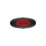 Черная анальная вибропробка Anal Vibrator с пультом ДУ - 13,5 см.