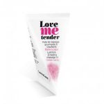 Съедобное согревающее массажное масло Love Me Tender Cotton Candy с ароматом сладкой ваты - 10 мл.