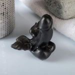 Черное фигурное мыло  Фаворит с крыльями 