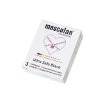 Ультрапрочные презервативы Masculan Ultra Safe Black - 3 шт.