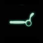Светящееся в темноте эрекционное виброкольцо Power Clit