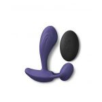 Темно-синий вибромассажер Witty P&G Vibrator with Remote Control