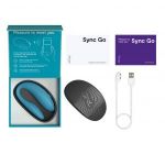 Бирюзовый вибромассажер для пар We-Vibe Sync Go