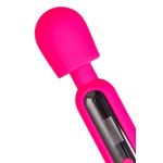 Ярко-розовый wand-вибратор Mashr - 23,5 см.