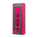 Ярко-розовый wand-вибратор Mashr - 23,5 см.