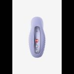 Фиолетовый клиторальный вибромассажер LAYA III - 10,8 см.