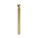 Золотистая подвеска-вибратор Genie Flirting Pen