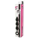 Черный анальный стимулятор XL Triple Drop Plug Black - 26 см.