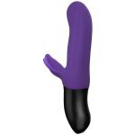 Фиолетовый пульсатор с клиторальным лепестком Bi Stronic Fusion - 21,5 см.