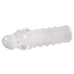 Прозрачная насадка на пенис Fun Extension - 16 см.