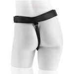 Страпон Harness со съемной чёрной насадкой King Cock 9 - 22,9 см.