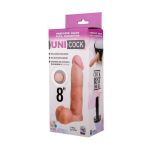 Фаллическая насадка для страпона UNICOCK 8  - 21 см.