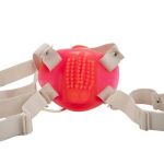 Розовый женский страпон Betty’s Jelly Bumble Bee - 21,5 см.