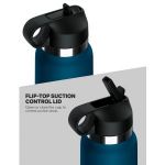 Мастурбатор-вагина в синей колбе F*ck Flask
