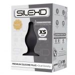 Черная анальная втулка SILEXD Plug Model 2 XS - 6,4 см.