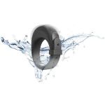 Черное эрекционное виброкольцо Fit Vibe Ring