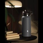 Серый мастурбатор в виде бутылки F*ck Flask