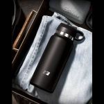 Черный мастурбатор в виде бутылки Fap Flask